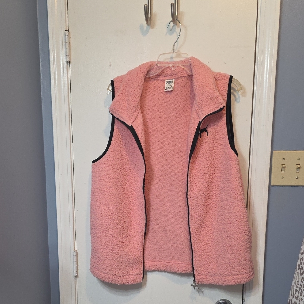 PINK Victoria's Secret Pink Fleece Vest